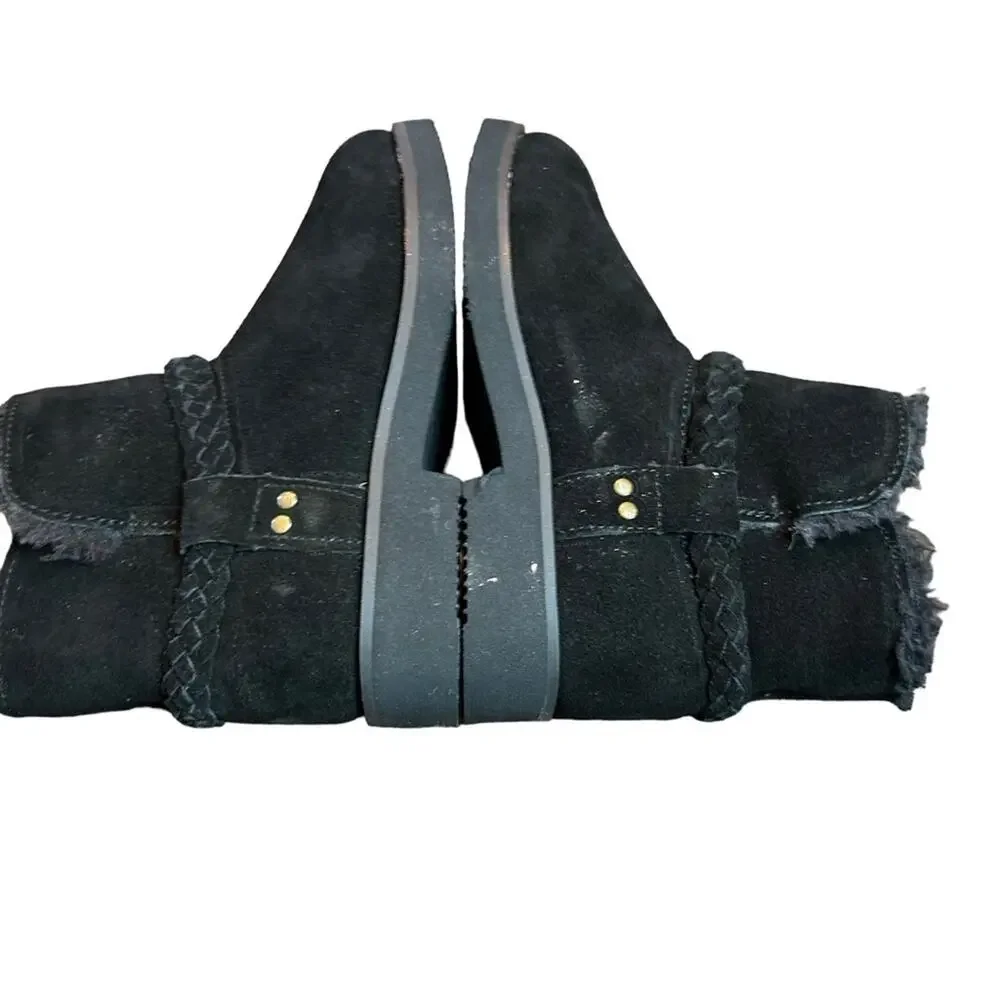 Style & Co Cold Weather Black Suede Booties NEW Size 5